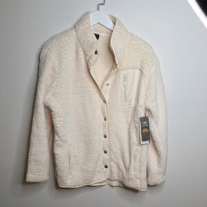 New With Tags!!! Legend Discovery Cream Teddy Jacket Sz Medium